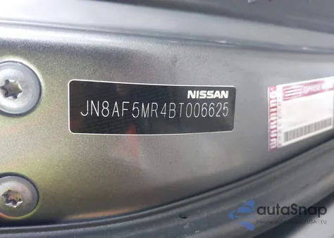 2011 Nissan Juke Sv from USA, damaged, VIN JN8AF5MR4BT006625